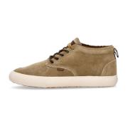 Skate Sneakers met Fleece Voering Element , Brown , Heren