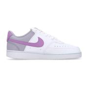 Lage Court Vision Sneaker Wit/Fuchsia Nike , White , Dames