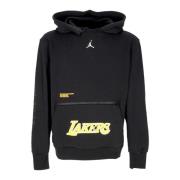 NBA Courtside Statement Fleece Hoodie Nike , Black , Heren