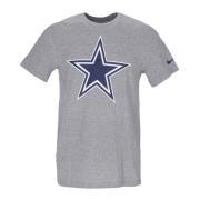 Dallas Cowboys Logo T-shirt Nike , Gray , Heren