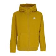 Sportswear Club Zip Hoodie Bronzine Nike , Yellow , Heren