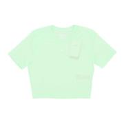 Essential Slim-fit Crop Tee Women's T-Shirt Nike , Green , Dames