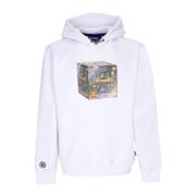 Witte Blaster Hoodie Sweatshirt met lange mouwen Octopus , White , Her...