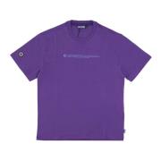 Paarse Logo Tee Korte Mouw Octopus , Purple , Heren