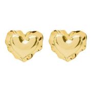 Gouden Hart Oorbellen Nina Ricci , Yellow , Dames