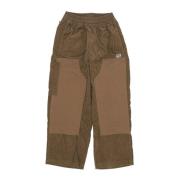 Corduroy Chocolade Lang Broek Puma , Brown , Dames