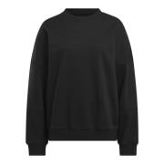 Oversized Crew Neck Sweater Reebok , Black , Dames