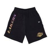 NBA Teamkleur Shorts Loslak Zwart/Paars New Era , Black , Heren