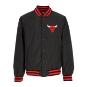 Chicago Bulls Bomberjack Zwart/Rood New Era , Black , Heren