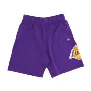 Lakers Team Logo Shorts Paars New Era , Purple , Heren