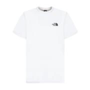 Wit Logo Print T-Shirt The North Face , White , Dames