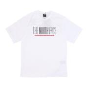 Vintage Tee Wit Korte Mouw The North Face , White , Heren