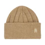 Tijdloze Bruine Beanie Tommy Hilfiger , Brown , Dames