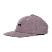 Velvet 6 Panel Strapback Cap Obey , Gray , Heren