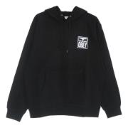 Iconische Lichtgewicht Hoodie Obey , Black , Heren