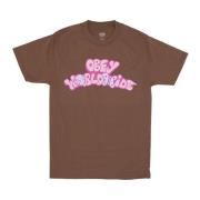 Butterfly Classic Tee Korte Mouw T-shirt Obey , Brown , Heren