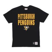 Pittsburgh Penguins NHL Tee Shirt Mitchell & Ness , Black , Heren