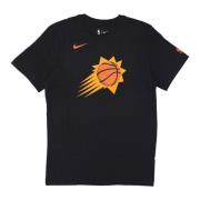 Phoenix Suns Logo T-shirt Nike , Black , Heren