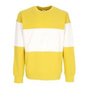 Colorblock Lichtgewicht Crewneck Sweatshirt Nike , Yellow , Heren