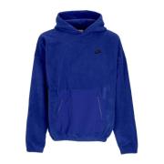 Polar Fleece Hoodie Diep Blauw/Zwart Nike , Blue , Heren