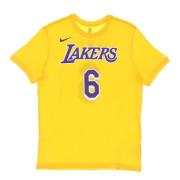 LeBron James Lakers T-shirt Nike , Yellow , Heren