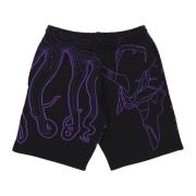 Evangelion 01 Sweatshorts Zwart Octopus , Black , Heren