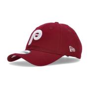 Phillies Gebogen Klep Pet Rood/Wit New Era , Red , Unisex