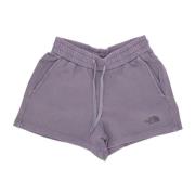 Lunar Slate Logowear Shorts The North Face , Purple , Dames