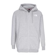 Lichtgrijze Full Zip Hoodie The North Face , Gray , Dames