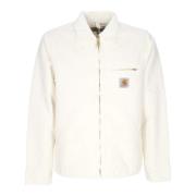 Canvasjas met fluwelen kraag Carhartt Wip , White , Heren