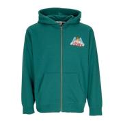 Engel Zip Hoodie Sweatshirt Obey , Green , Heren