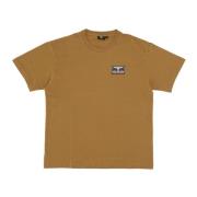 Street Champaign Tee X Napapijri T-Shirt Obey , Brown , Heren