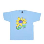 Hemelsblauwe Zonnebloem Tee Regular Fit Obey , Blue , Heren