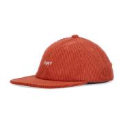 Velvet Flat Visor Cap Bold Cord Obey , Brown , Heren