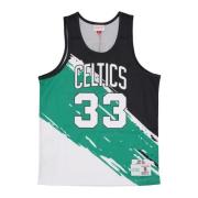 Larry Bird Basketball Tank Top Mitchell & Ness , Multicolor , Heren