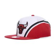 Chicago Bulls Snapback Pet Wit Mitchell & Ness , Multicolor , Heren