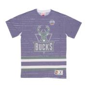 NBA Jumbotron 3.0 Tee Multi/Wit Mitchell & Ness , Multicolor , Heren