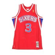 Allen Iverson Swingman Tank Top Mitchell & Ness , Red , Heren