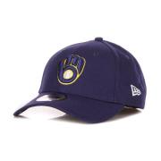 Milwaukee Brewers Gebogen Klep Pet New Era , Blue , Unisex