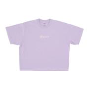 Bloemen Crop Tee Obey , Purple , Dames