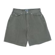 Baggy Denim Short Heren Jeans Obey , Gray , Heren