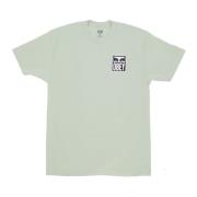 Komkommer Ogen Icoon Heren T-shirt Obey , Green , Heren