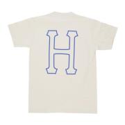 Mannen Tee Bone T-shirt Regular Fit HUF , White , Heren