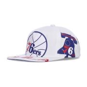 Philadelphia 76ers Platte Klep Pet Mitchell & Ness , White , Heren