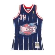 Vintage NBA Swingman Jersey Hakeem Olajuwon Mitchell & Ness , Blue , H...