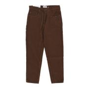 Corduroy Velvet Men's Pants Amish , Brown , Heren