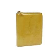 Pre-owned Leather wallets Louis Vuitton Vintage , Beige , Dames