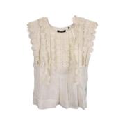 Pre-owned Top Isabel Marant Pre-owned , White , Dames