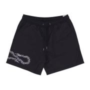 Zwarte zwemshorts met mesh Propaganda , Black , Heren