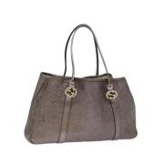 Pre-owned Shoulder Bag Gucci Vintage , Gray , Dames